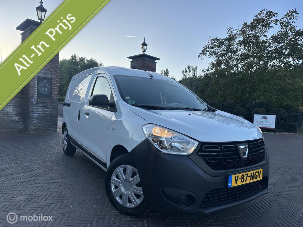 ✅Dacia Dokker bestel 1.6 SCE 100 LPG/BENZINE Navi GARANTIE, Auto's, Dacia, Stof, Gebruikt, 4 cilinders