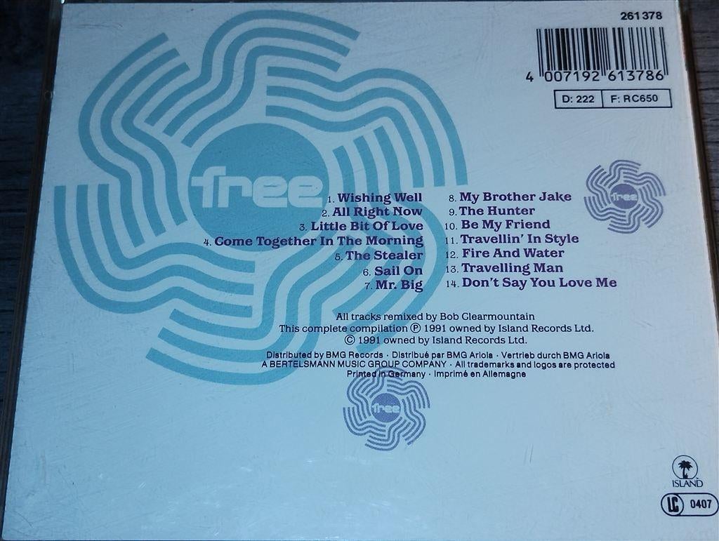 Free ‎- The Best Of Free [All Right Now], Ophalen of Verzenden, Zo goed als nieuw, Poprock