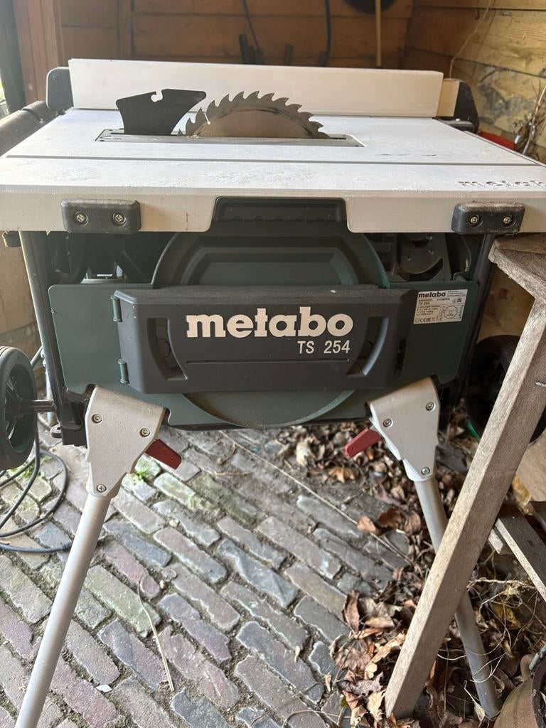 Metabo TS 254 zaagtafel, Ophalen, Gebruikt, Cirkelzaag