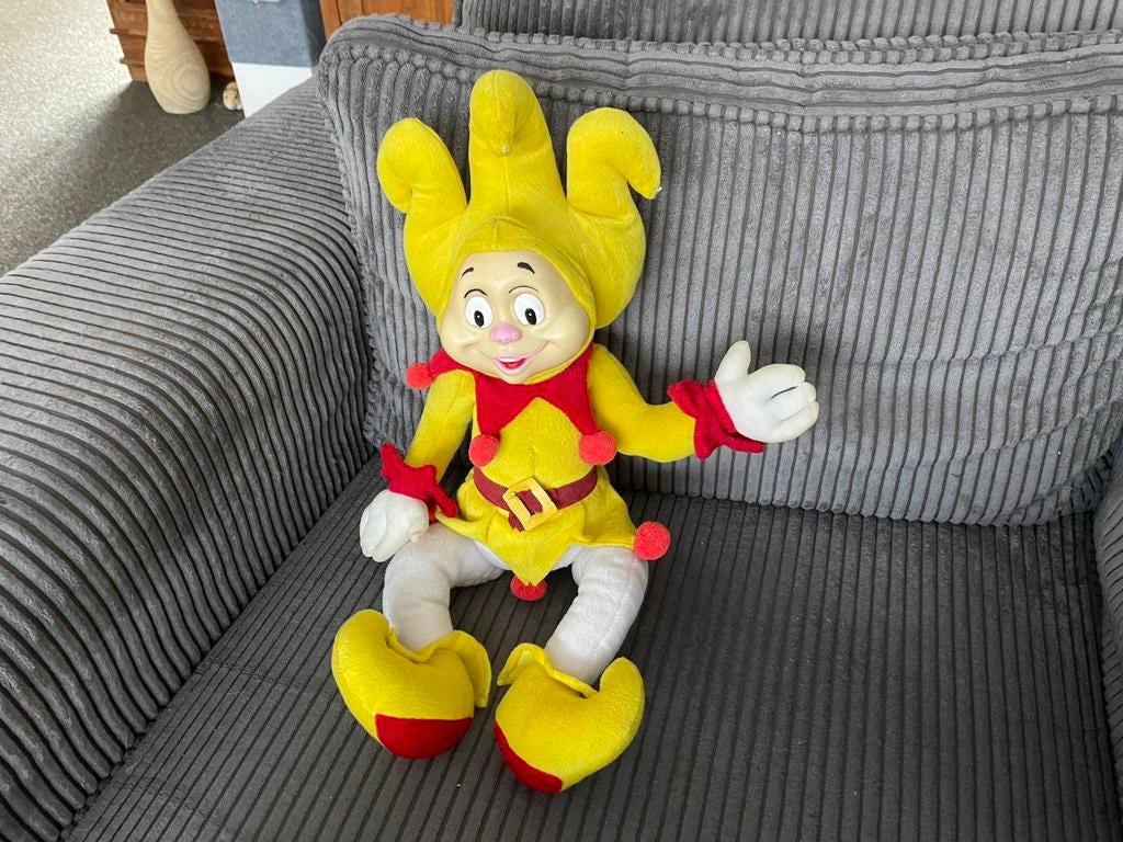 Zeldzame oude vintage gele Pardoes pop Efteling Toys Holland, Verzamelen, Efteling, Ophalen of Verzenden, Gebruikt, Beeldje of Poppetje