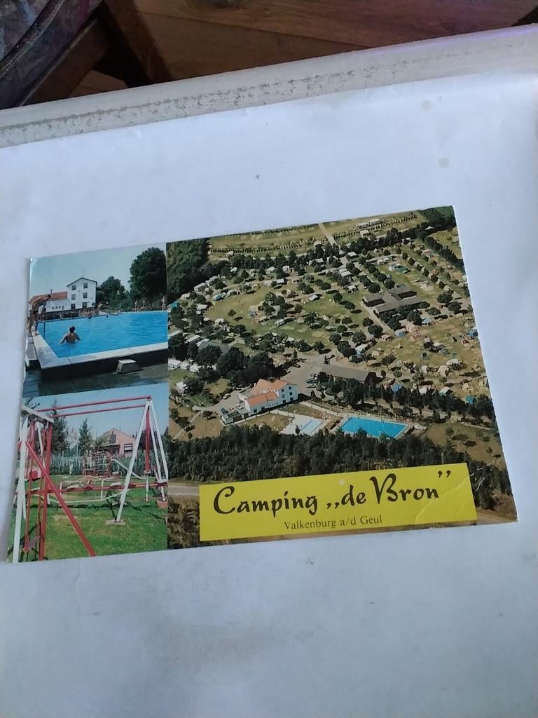 CAMPING "DE BRON"   VALKENBURG AAN DE GEUL 1988, Ophalen of Verzenden, 1980 tot heden, Limburg
