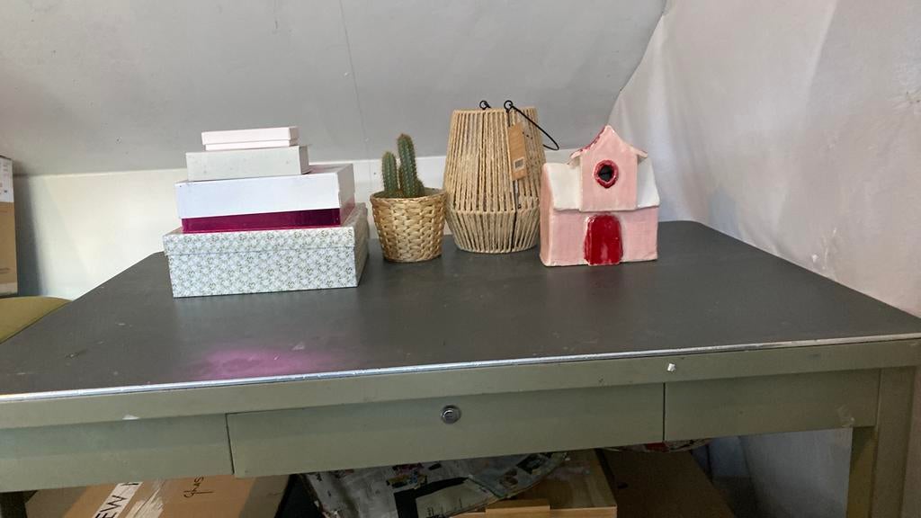 Vintage bureau, Ophalen of Verzenden, Gebruikt