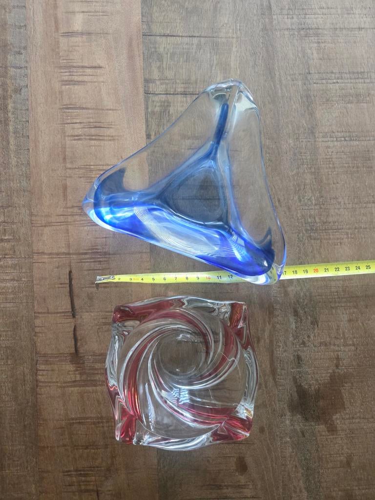2 x murano asbak, Antiek en Kunst, Antiek | Glas en Kristal, Ophalen of Verzenden