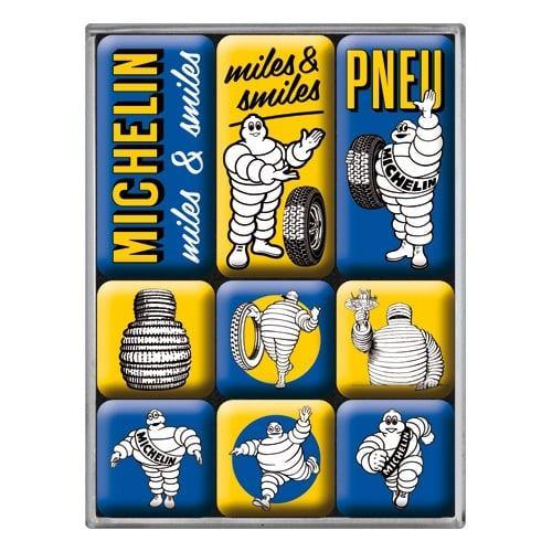 Michelin banden logo reclame magneetjes magneet set deco, Reclamebord, Info@deconoord.nl, Deco Noord, Nieuw
