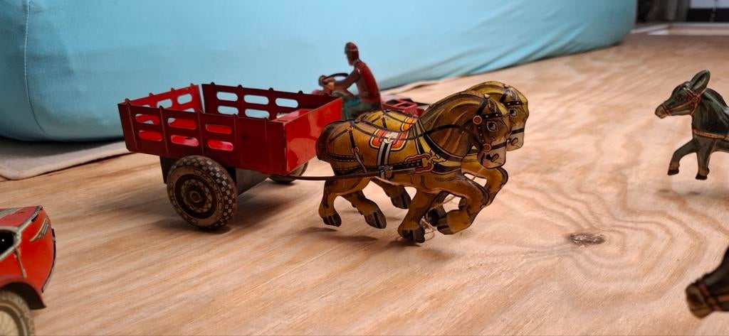 Paarden met kar, Antiek en Kunst, Ophalen