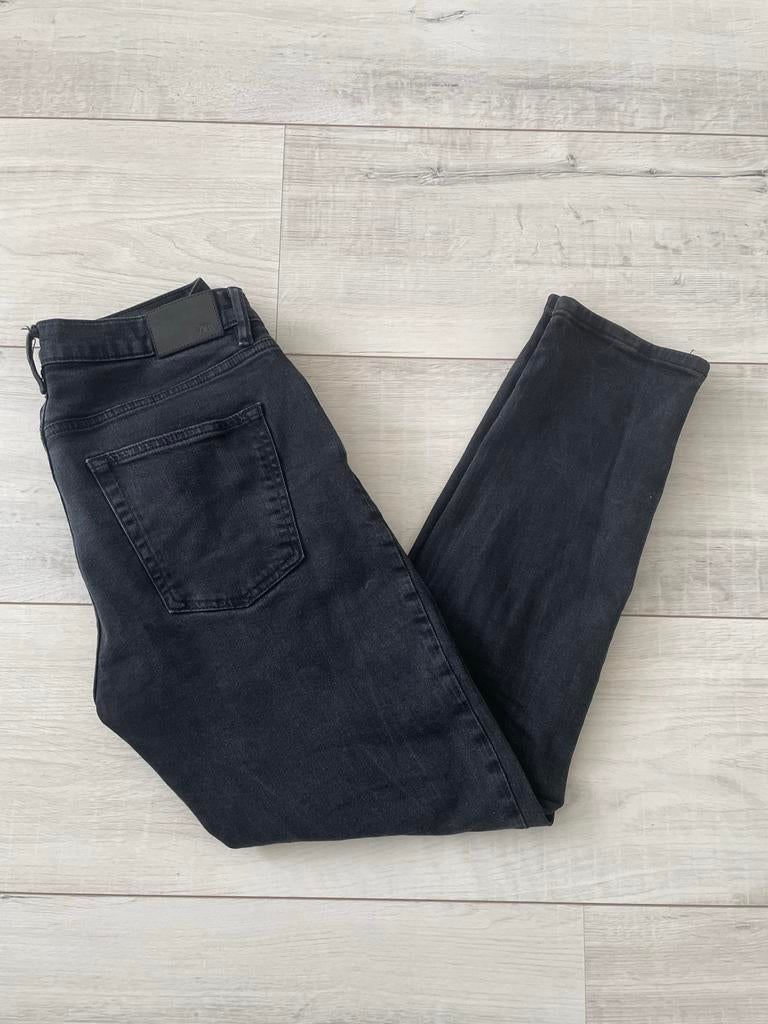 Zwarte Zara Jeans - W33 L32, Ophalen of Verzenden, Gedragen, Zwart, W33 - W34 (confectie 48/50)