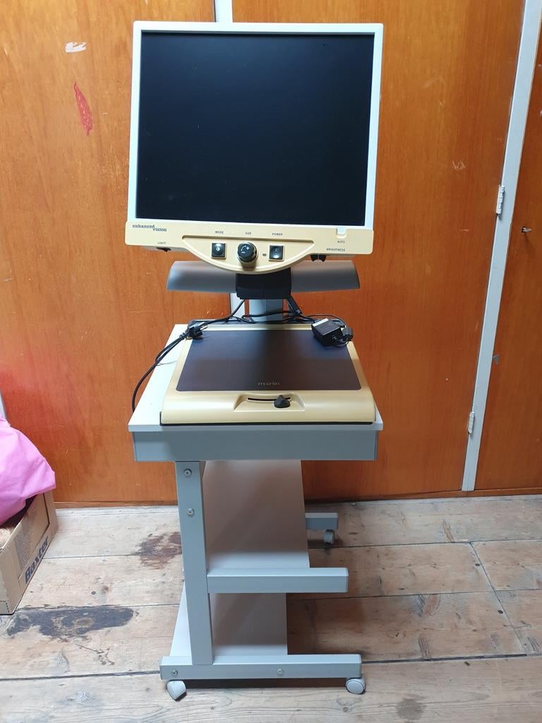 Beeldschermloep tv loep Merlin, Ophalen, Zo goed als nieuw, Vergrootglas of Loep