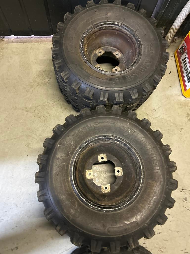 Yamaha Raptor 700/660 velgen met banden, Motoren, Ophalen, Gebruikt