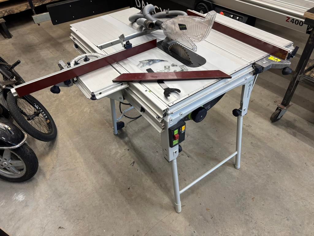 Festool TKS 80 EBS-Set, Ophalen, 70 mm of meer, Zo goed als nieuw, Afkortzaag