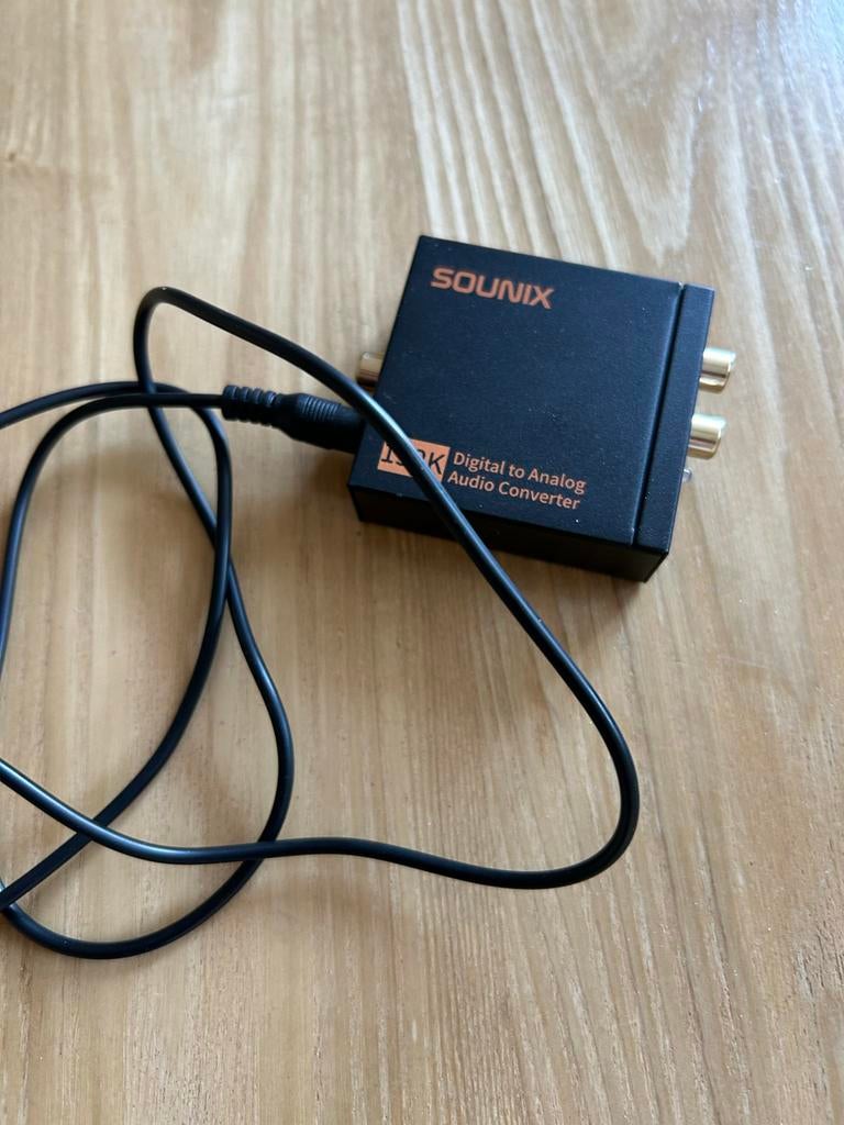 Sounix Digital naar Analoog Audio Converter 192K, Ophalen, Gebruikt, Minder dan 2 meter, Overige kabels