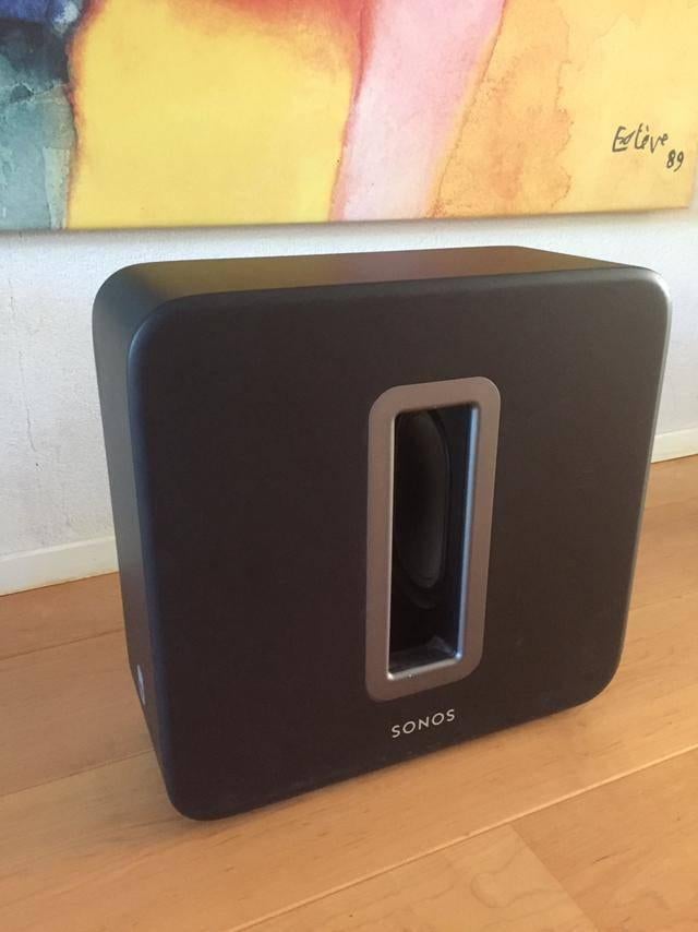 Sonos Sub gen. 2 (mat - zwart, in doos), Limited Edition., Ophalen, Subwoofer, Zo goed als nieuw, Sonos