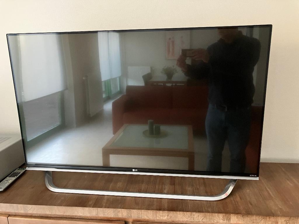 3D Televisie , 49 inch , LG 49UF850V, Ophalen, Zo goed als nieuw, 100 Hz, 100 cm of meer