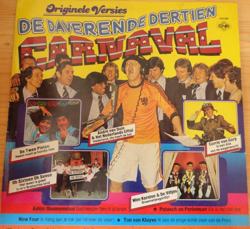 De Daverende Dertien Carnaval (LP, Cd's en Dvd's, Vinyl | Nederlandstalig, Ophalen of Verzenden, Gebruikt, 12 inch, Levenslied of Smartlap