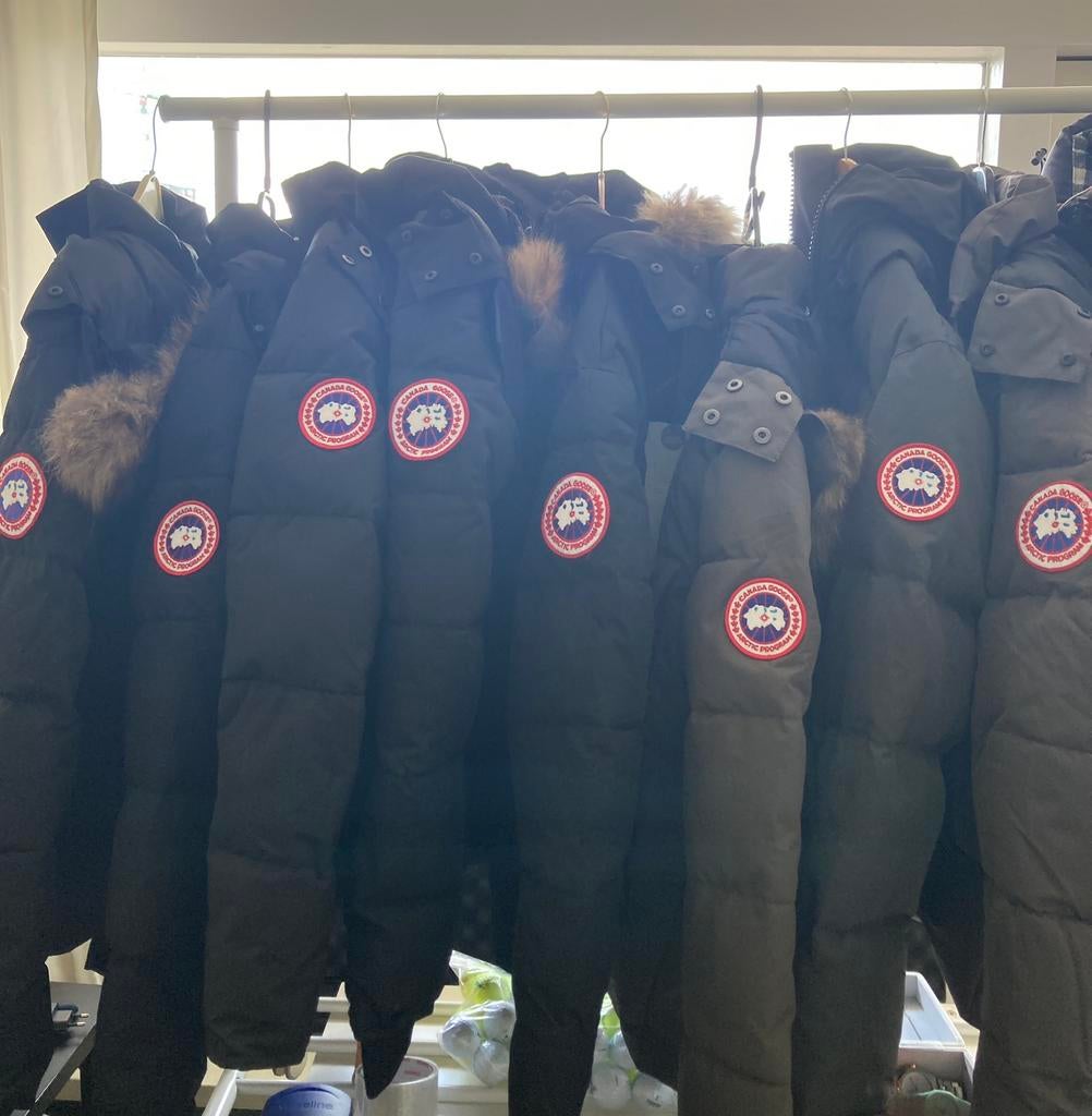 Canada goose jas  Zwart/Grijs M/L/XL, Ophalen of Verzenden, Nieuw, Overige maten, Zwart