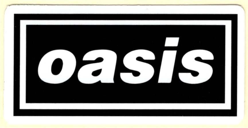 Oasis sticker #2, Ophalen of Verzenden, Nieuw, Foto of Kaart