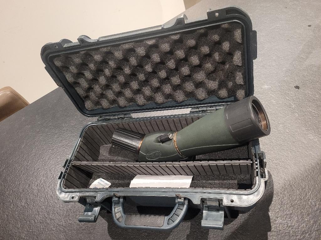 Hawke scope 20-60  60, Zo goed als nieuw, 20x of meer, Met hoes of tas, Porro (met knik)