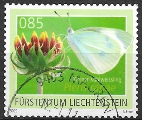 Liechtenstein 2009 mi.1528 insect KLEIN KOOLWITJE  nom.0,85, Verzenden, Overige landen, Gestempeld