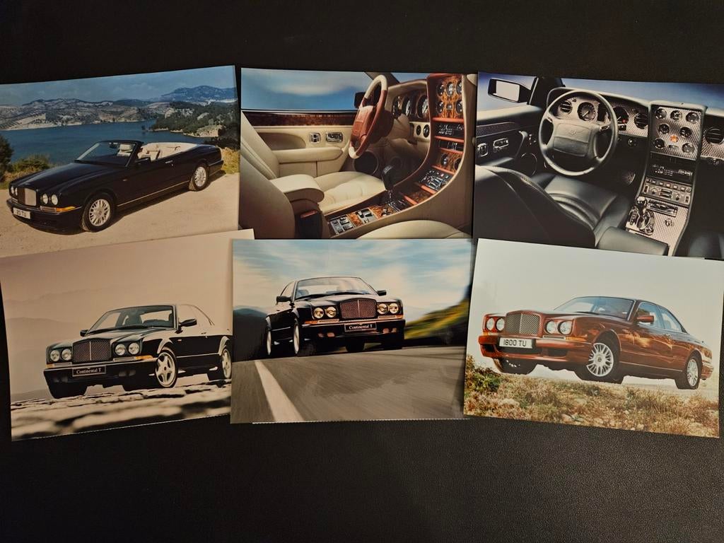 6 persfoto's Bentley Continental R / T, Ophalen of Verzenden, Zo goed als nieuw, Overige merken