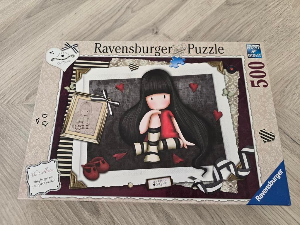 Mooie Ravensburger puzzel - Santoro Gorjuss - 500 stukjes, Ophalen of Verzenden, 500 t/m 1500 stukjes, Zo goed als nieuw, Legpuzzel
