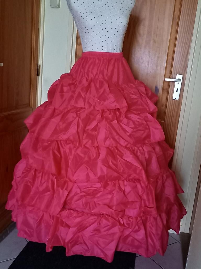 Mooie roze hoepelrok - Geschikt voor S t/m L, elfia, Maat 38/40 (M), Overige typen, Ophalen of Verzenden, Roze