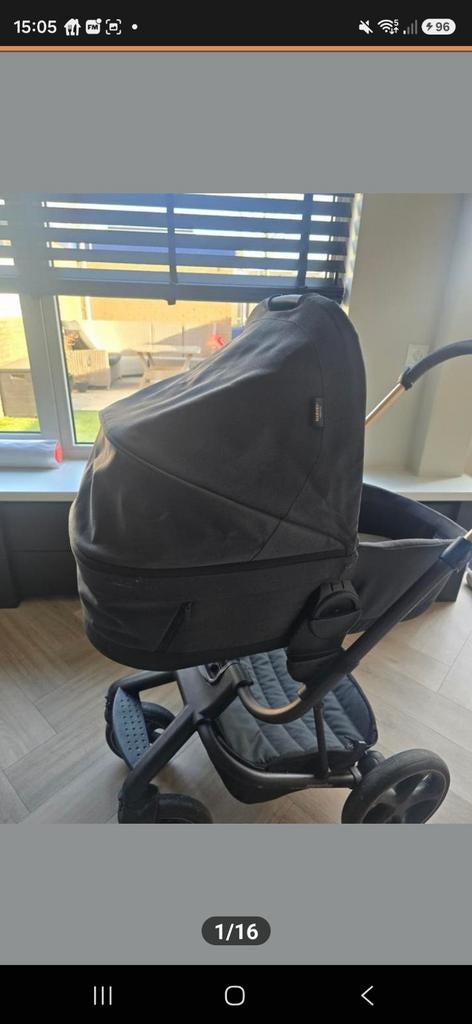 Easywalker Harvey Premium Gold Edition 3-in-1 Complete Set, Gebruikt, Verstelbare duwstang, Combiwagen, Ophalen