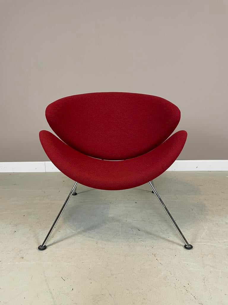 Artifort Orange Slice F437B fauteuil Pierre Paulin als NIEUW, Huis en Inrichting, Fauteuils, Ophalen, Zo goed als nieuw, Stof