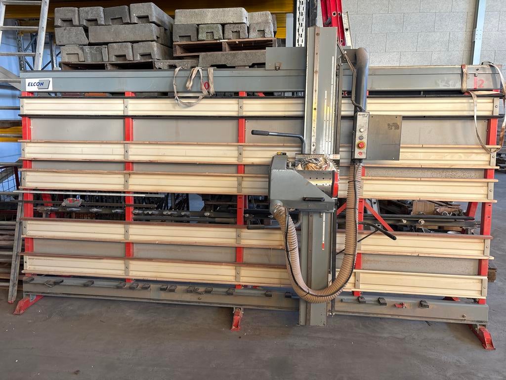 Elcon platenzaag, Doe-het-zelf en Verbouw, Gereedschap | Zaagmachines, Gebruikt, Overige typen, 1200 watt of meer, 70 mm of meer