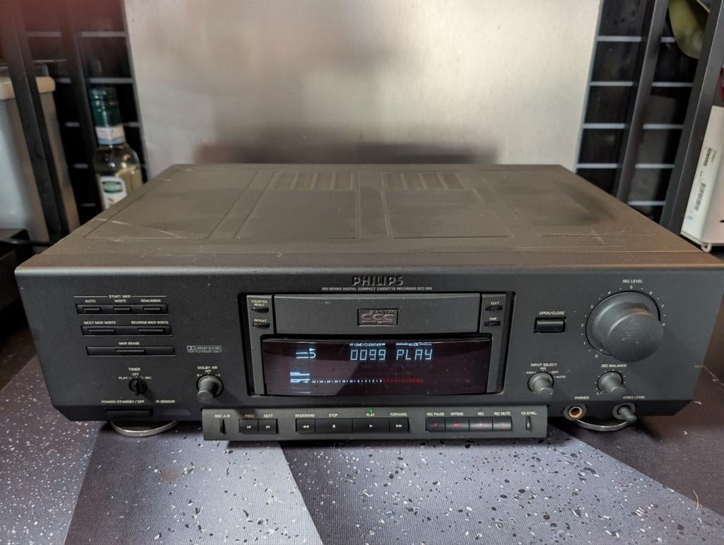 Philips DCC 900 Digital Compact Cassette Recorder, Ophalen of Verzenden, Philips