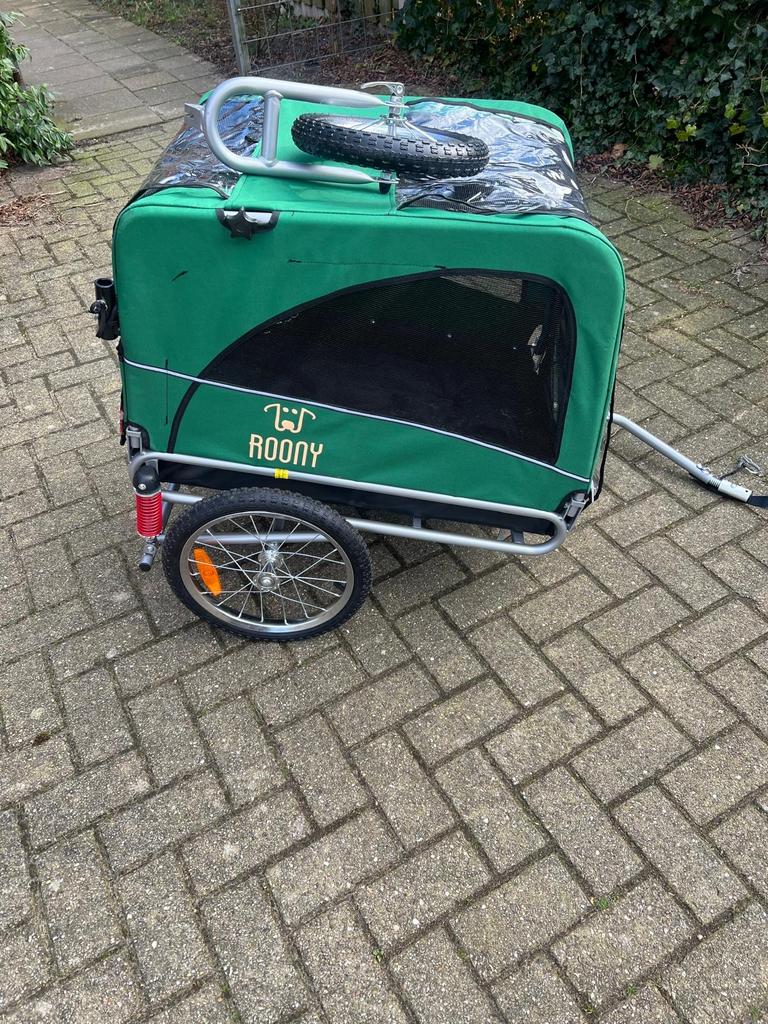 Roony 2-in-1 fietskar voor honden XL met vering, Ophalen, Gebruikt, Hondenkar, Vering