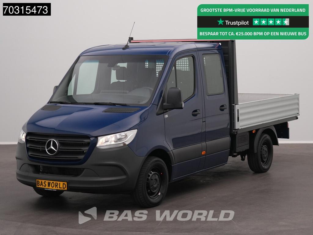 Mercedes Sprinter 315 CDI Automaat Dubbel Cabine Open Laadba, Automaat, Euro 6, 4 cilinders, Blauw