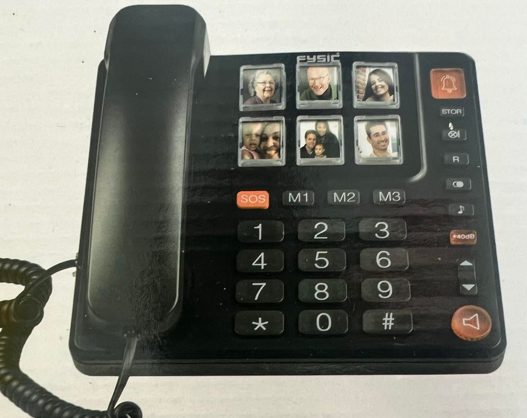 Fysic FX-3930 Senioren telefoon met 6 fototoetsen, Ophalen of Verzenden, Zo goed als nieuw