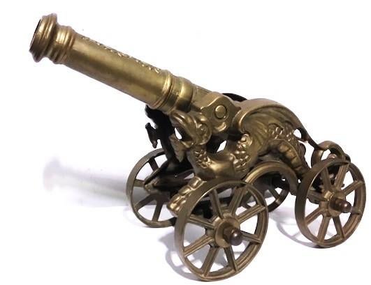 Kanon XXL Brons Militaria Draken Vintage😎⚡🤗👌, Ophalen of Verzenden, Brons