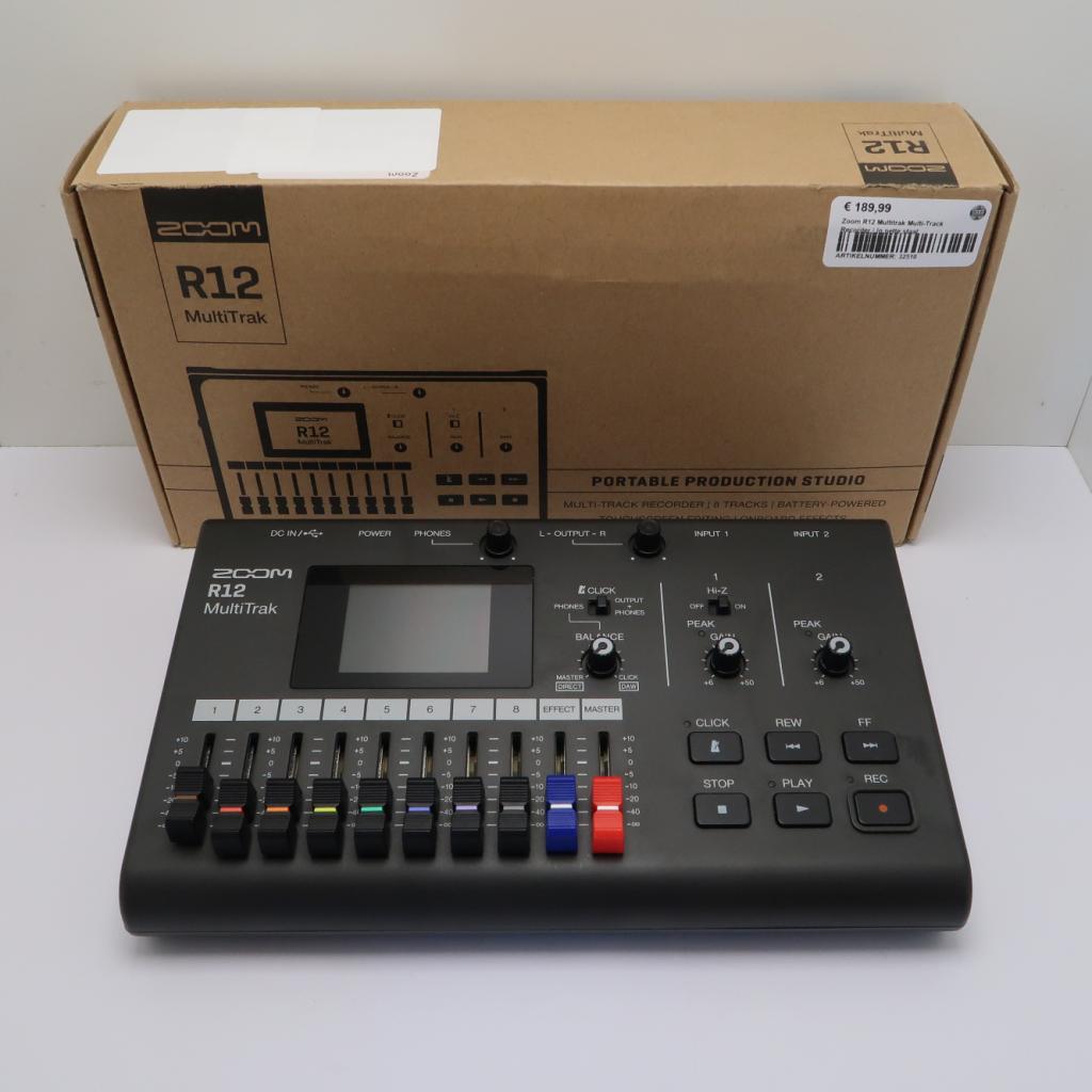 Zoom R12 Multitrak Multi-Track Recorder | In nette staat, Niet ingevuld, Zo goed als nieuw, Niet ingevuld, Niet ingevuld