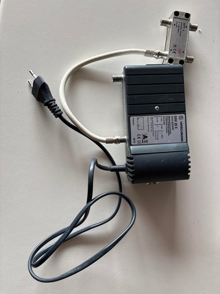 Hirschmann GHV 20 E eco-power huisversterker, Overige merken, Ophalen of Verzenden, Minder dan 60 watt, Gebruikt