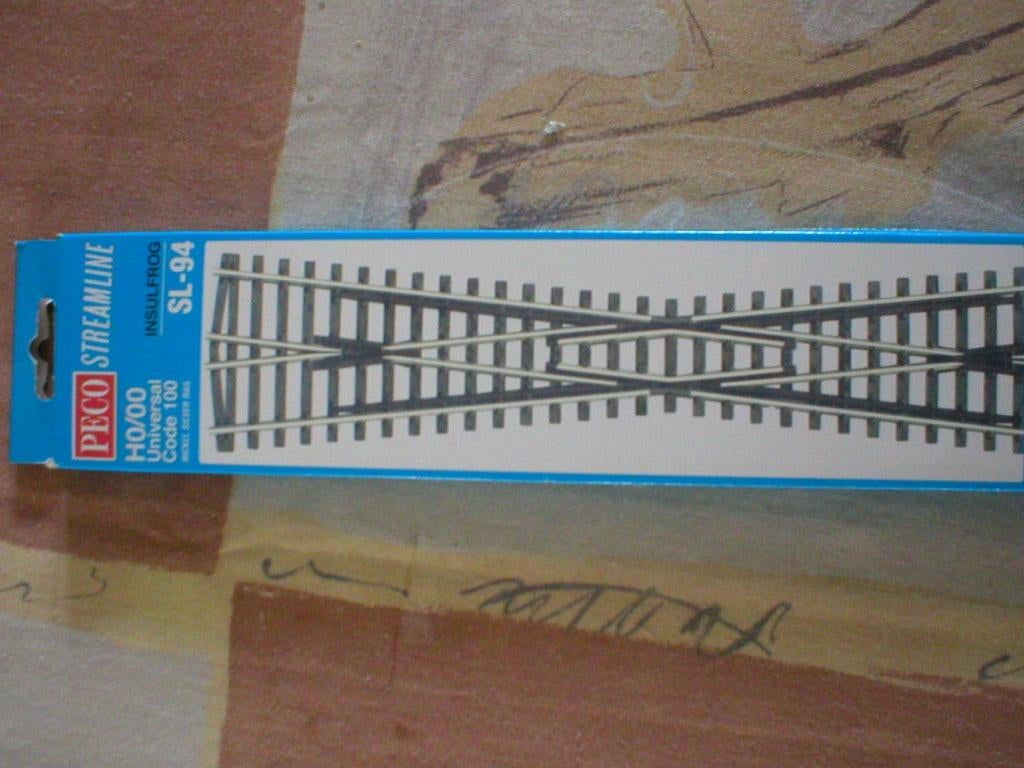 peco kruising sl-94, Overige merken, Gelijkstroom, Nieuw, Rails