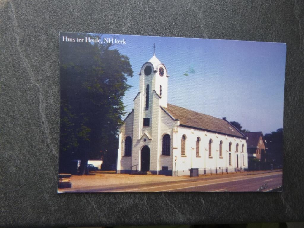 Huis ter Heide, nh kerk, Verzamelen, Ansichtkaarten | Nederland, Verzenden, 1980 tot heden, Gelopen, Utrecht