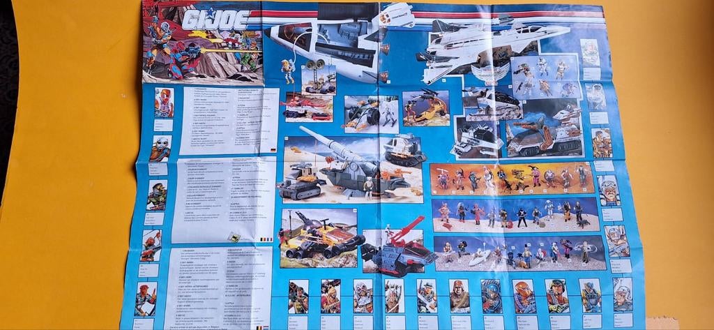 Vintage G.I. Joe Catalogus / Reclamefolder (1987), Ophalen of Verzenden
