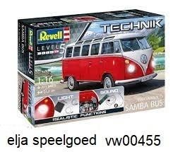 Modelbouw Revell VolkswagenT1 Technik Samba Bus 1:16 - 00455, Auto, Revell, Groter dan 1:32, Nieuw