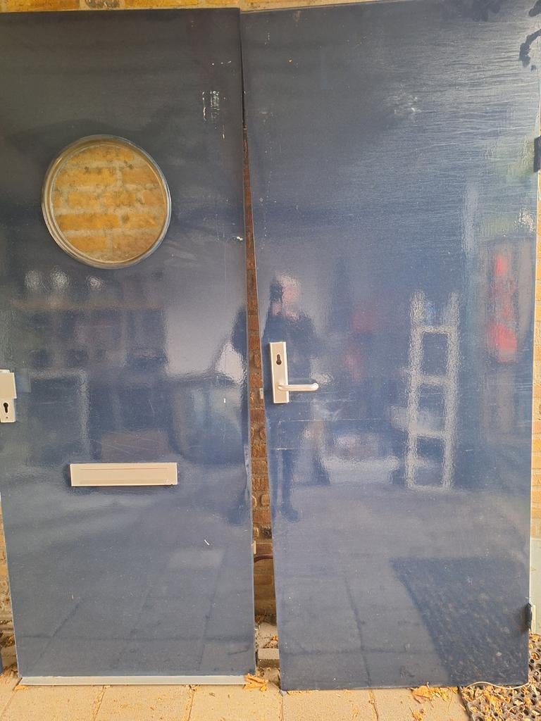 Buitendeuren en ramen, Gebruikt, 80 tot 100 cm, Ophalen of Verzenden, Buitendeur