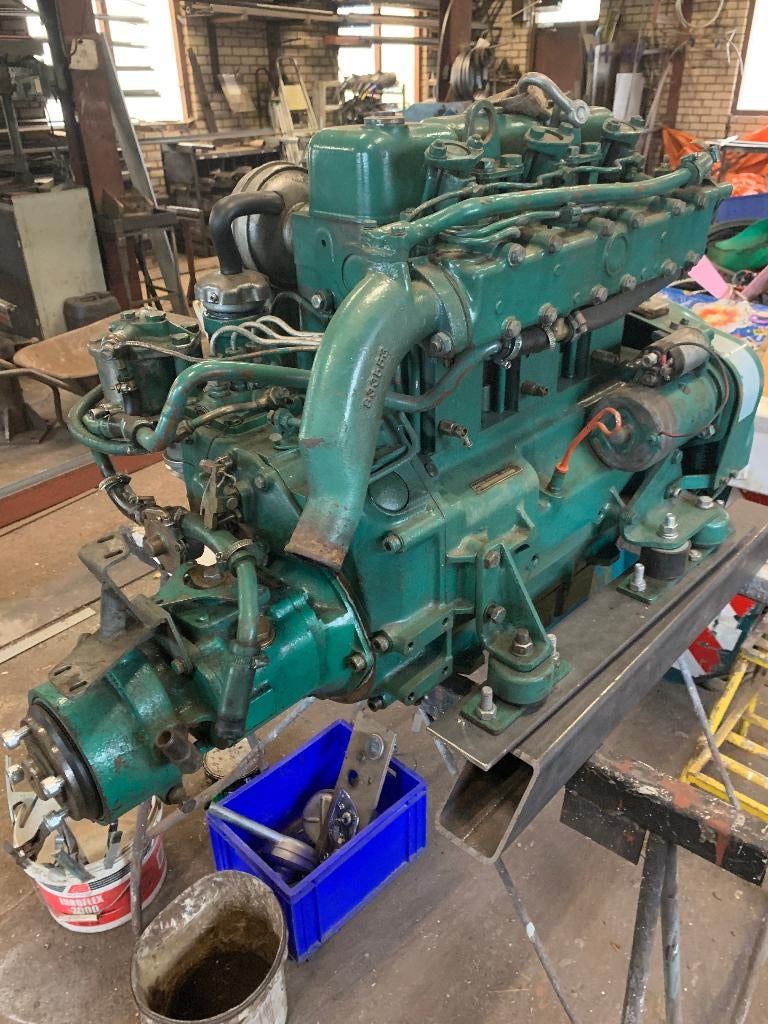 volvo penta motor, Ophalen, Gebruikt, Binnenboordmotor, Diesel