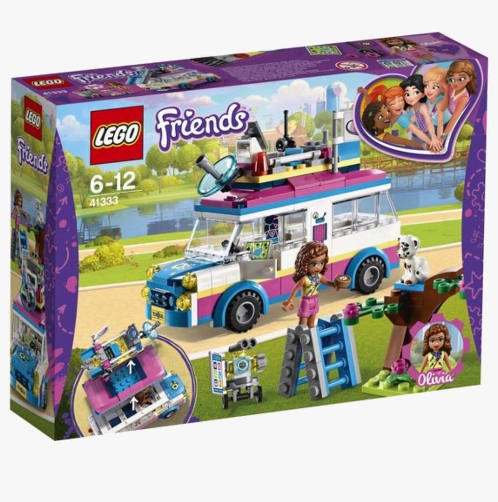 Lego Friends 41333 Olivia's missie voertuig, Kinderen en Baby's, Speelgoed | Duplo en Lego, Zo goed als nieuw, Lego, Complete set