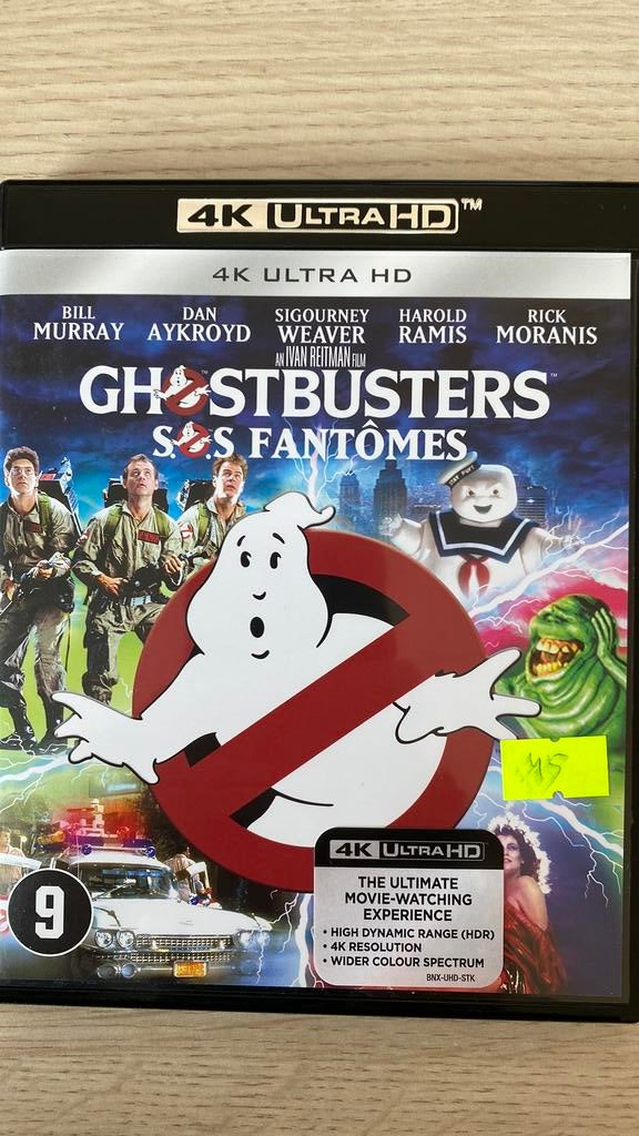Ghostbusters 4K blu ray NL versie, Cd's en Dvd's, Blu-ray, Ophalen of Verzenden, Zo goed als nieuw, Avontuur