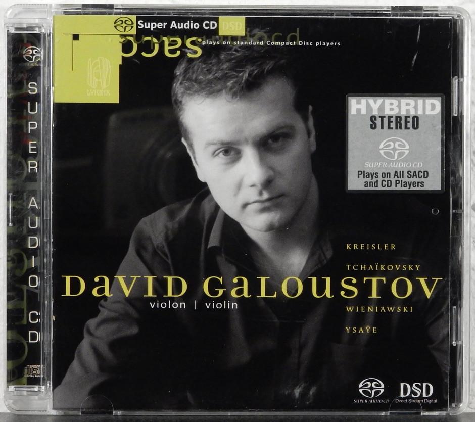 sacd David Galoustov / Julien Gernay Tchaikovsky Wieniawski, Ophalen of Verzenden, Romantiek, Zo goed als nieuw, Orkest of Ballet