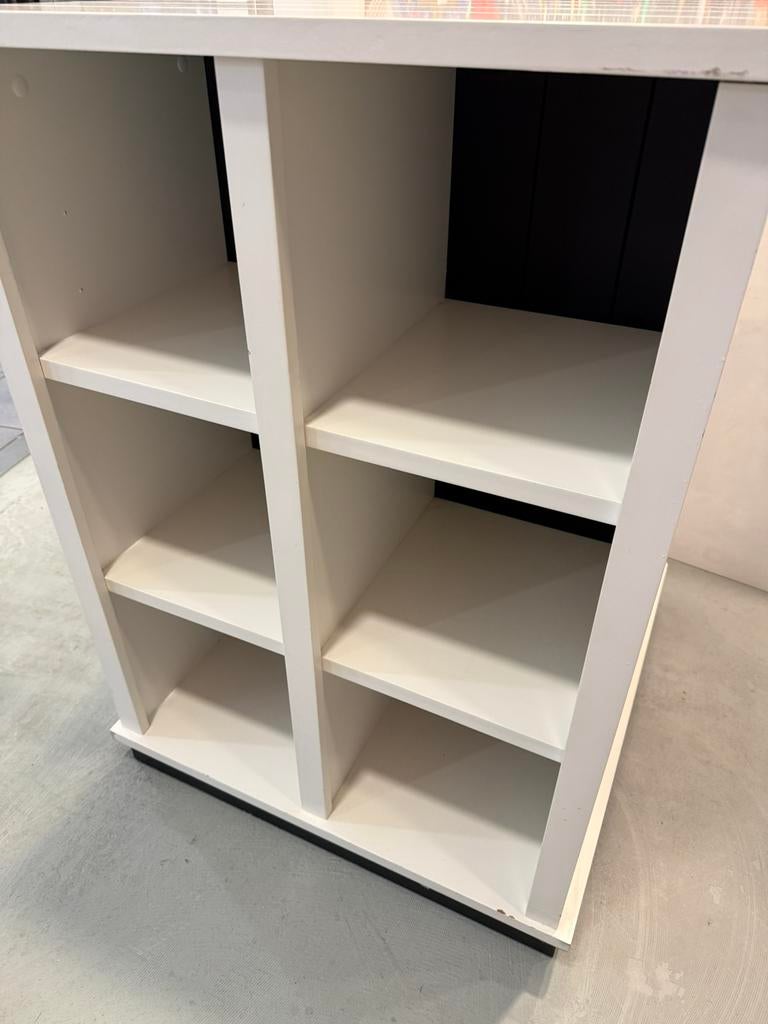 Vakkenkast MDF 12 vakken – Roomdivider / Speelgoedkast, Ophalen, Gebruikt, 75 cm of meer, Met plank(en)