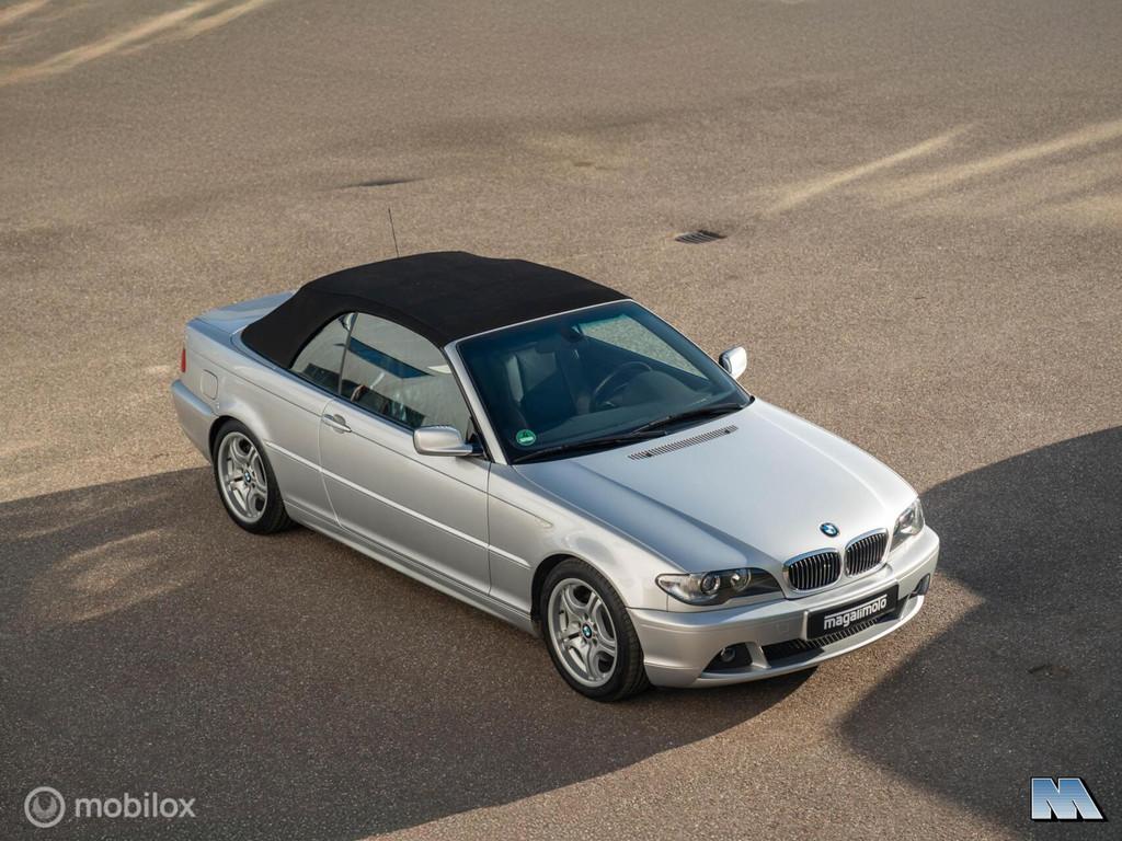 BMW 3-serie E46 Cabrio 320Ci l Handbak l Eerste eigenaresse, Auto's, BMW, 2171 cc, Achterwielaandrijving, Gebruikt, Zwart