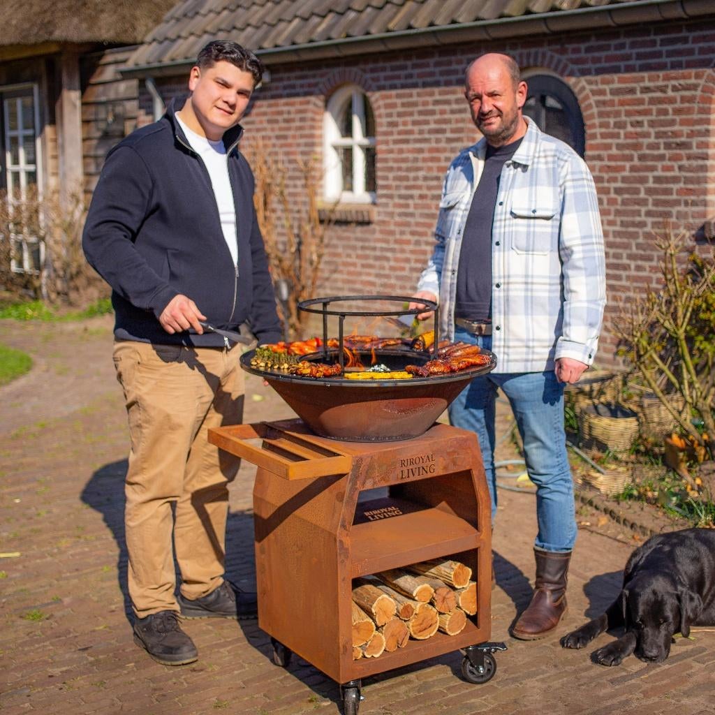 Plancha BBQ grill Maestro 70 Cortenstaal Nieuw  buitenkeuken