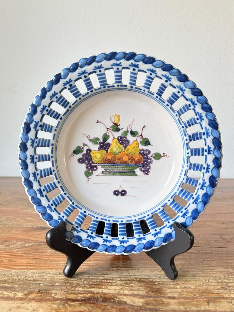 Schaal /fruitschaal - Koninklijke Tichelaar Makkum, Antiek en Kunst, Ophalen of Verzenden