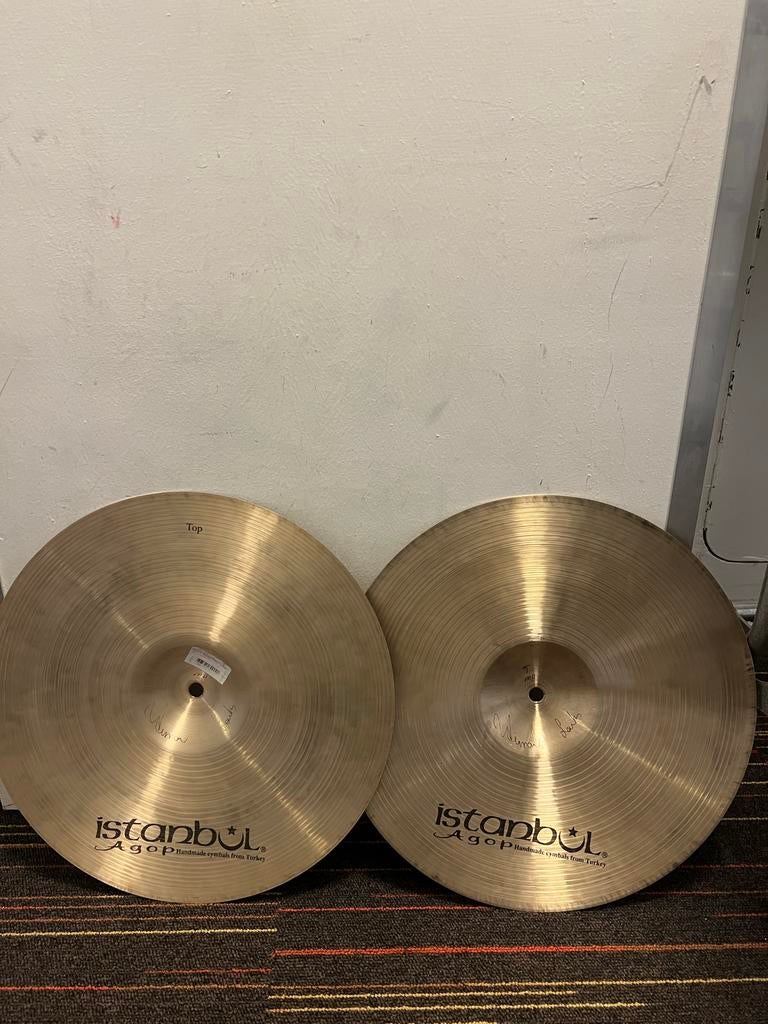 Istanbul Agop Traditional Medium Hi Hats 14 inch, Muziek en Instrumenten, Ophalen of Verzenden, Gebruikt