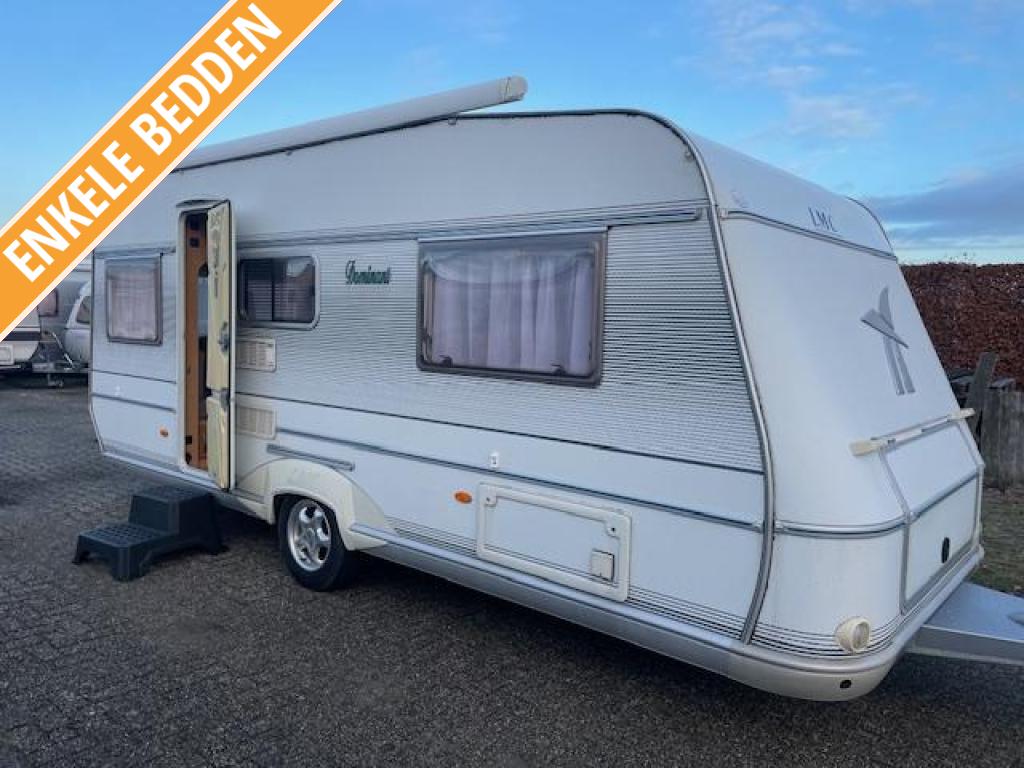 LMC Dominant 530 2006; enkele bedden; cassetteluifel, Caravans en Kamperen, Caravans, Rondzit, Overige typen, Bedrijf, Schokbreker