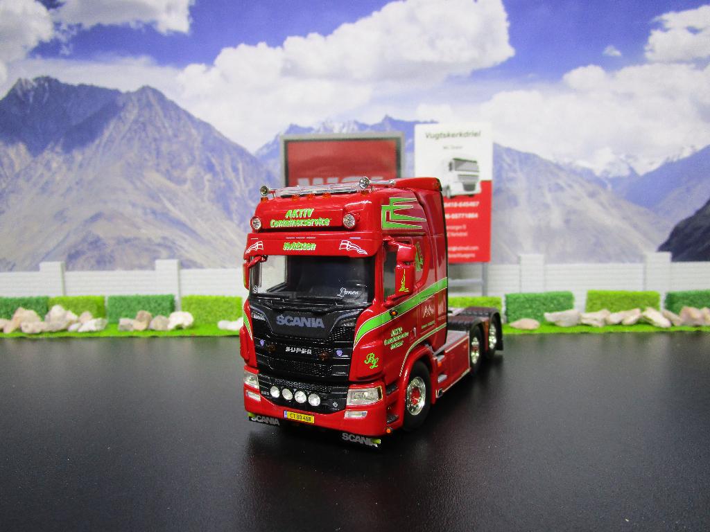 Wsi 01-3350 Aktiv , Scania R Highline CR20H 6x2, Ophalen, Nieuw, Bus of Vrachtwagen, Wsi